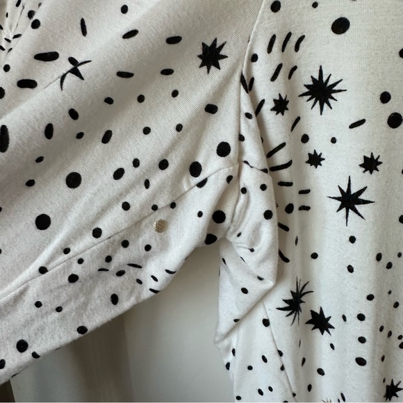 Soma COOL NIGHTS Banded Joggers & Short Sleeve Top Pajama Set Stargazer Grand L - Picture 11 of 14